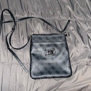 Guess black cross bag